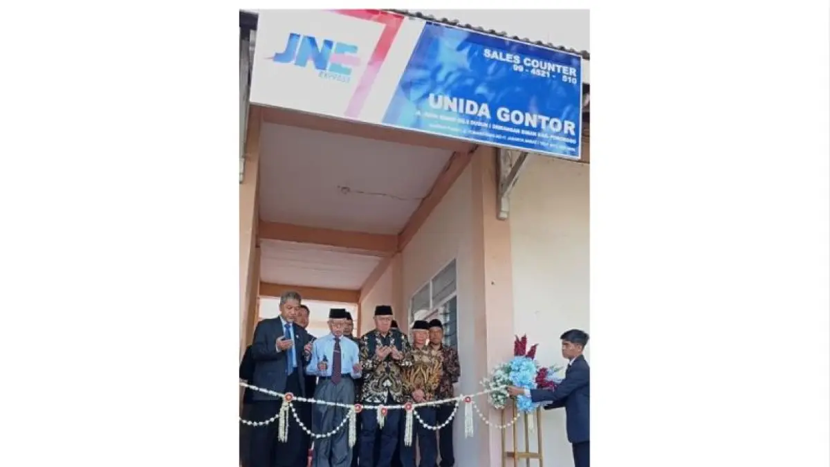 Sales Counter JNE resmi dibuka di Unida Gontor.
