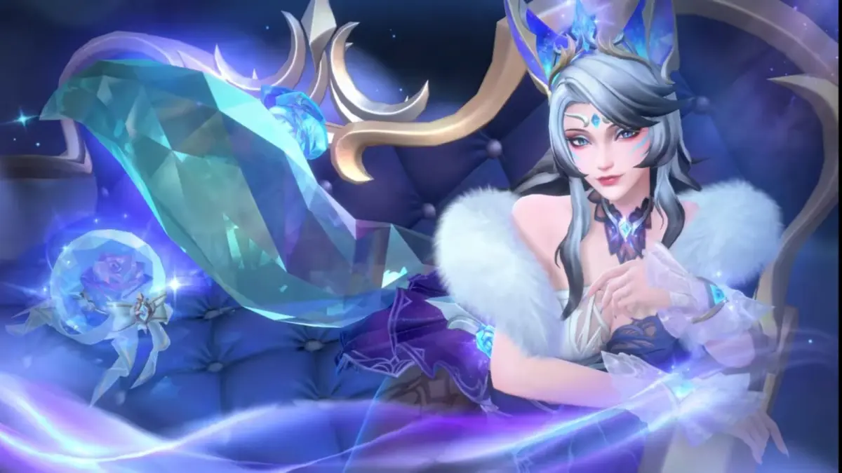 Skin Cristal Rose Dari Ahri (League of Legends Wild Rift)