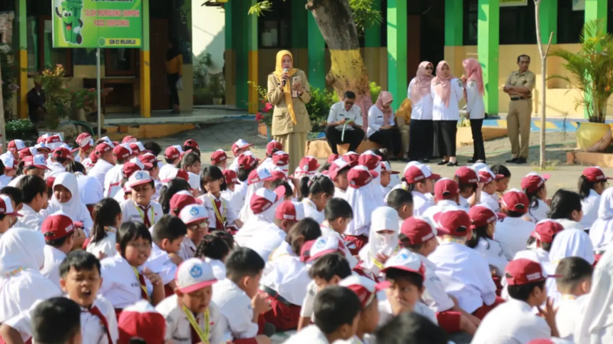 Peserta didik baru SD dan SMP di Kota Madiun akan mengikuti Masa Pengenalan Lingkungan Sekolah (MPLS) mulai besok dengan konsep MPLS Ramah. FOTO: DOK. JAWA POS RADAR MADIUN.