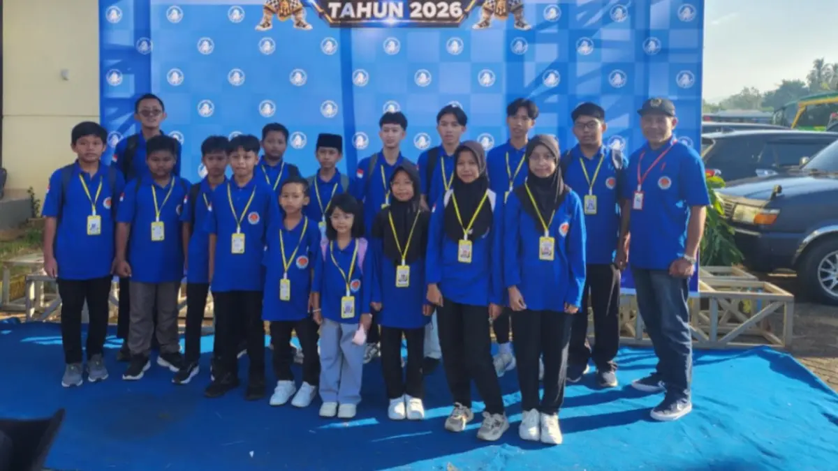 Kontingen catur Kabupaten Madiun mengirim 16 atlet untuk berlaga pada Kejurprov Catur Jawa Timur 2026 di Pacitan. Foto: Percasi Kabupaten Madiun for Radar Caruban.