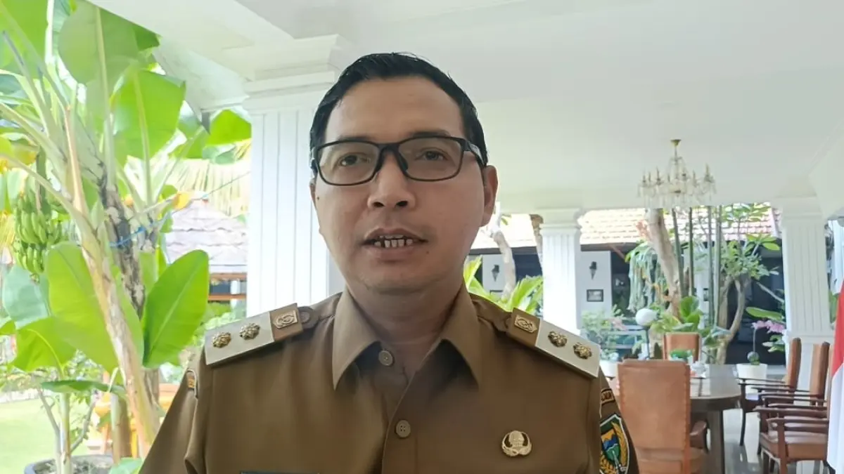 Plt Wali Kota Madiun F Bagus Panuntun menekankan pelaksanaan MPLS di SD dan SMP Kota Madiun ditekankan berlangsung ramah, bebas perundungan. BAGAS BIMANTARA/RADAR MADIUN