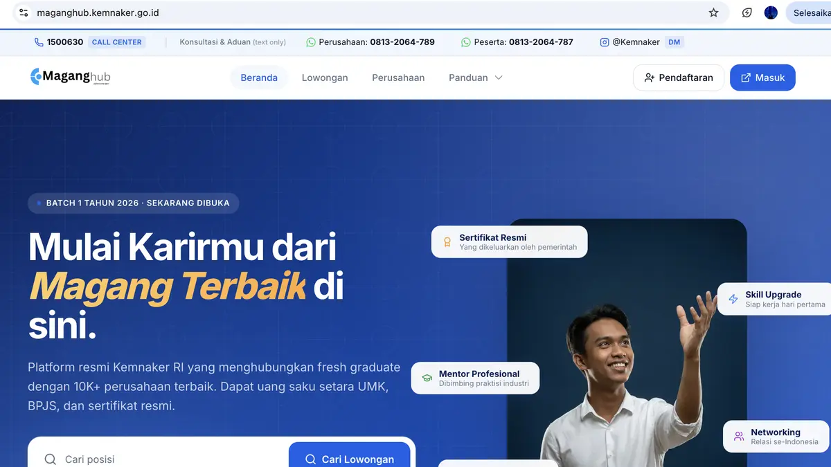 Pendaftran dibuka hingga 27 Juli.