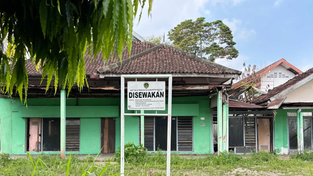 Salah satu aset milik Pemerintah Kabupaten Madiun yang tengah dijajaki investor. Foto: DIAN RAHAYU/RADAR CARUBAN
