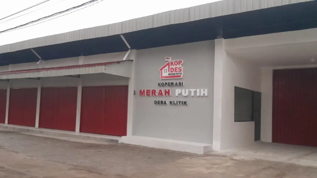 Salah satu bangunan Koperasi Desa Merah Putih (KDMP) di Kabupaten Ngawi yang telah rampung 100 persen. ASEP SYAEFUL/RADAR NGAWI