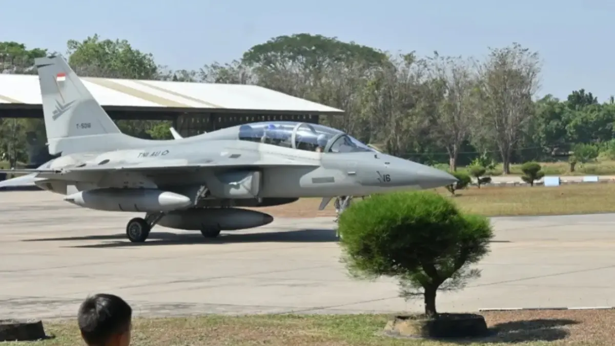 MISI INTERNASIONAL: Lima jet tempur T-50i Golden Eagle Skadron Udara 15 Lanud Iswahjudi bersama puluhan personel diberangkatkan untuk mengikuti Latma Pitch Black 2026 di Darwin, Australia. FOTO: ISTIMEWA