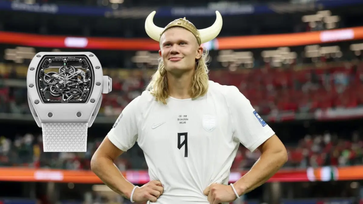 Striker Manchester City dan Norweegia, Erling Haaland, mengoleksi sejumlah jam tangan mewah bernilai fantastis.