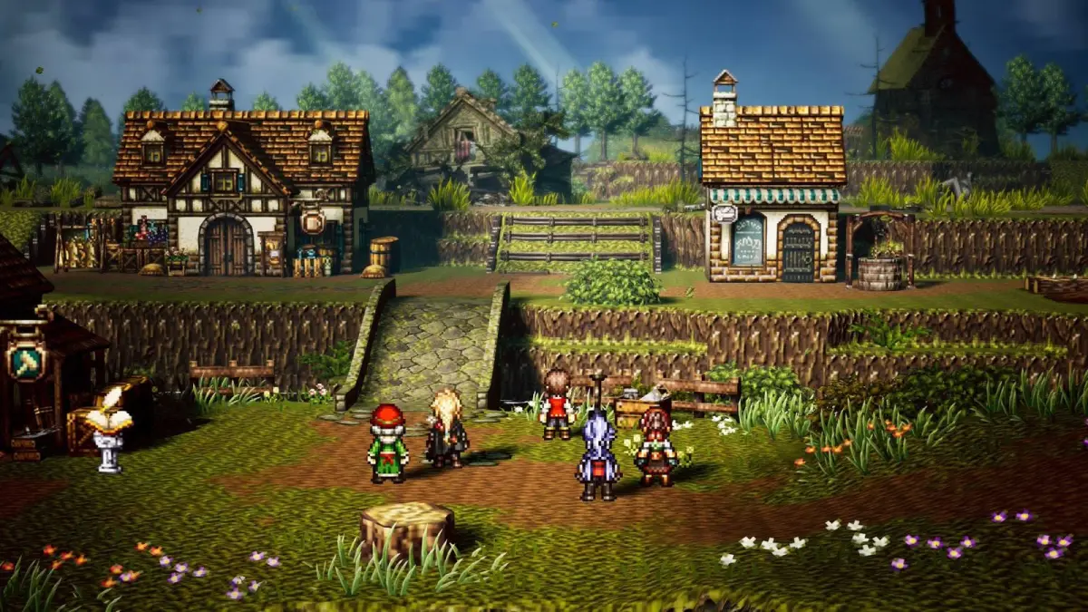 Octopath Traveler game legendaris yang sekarang bisa di mainkan di android dan ios (steam)