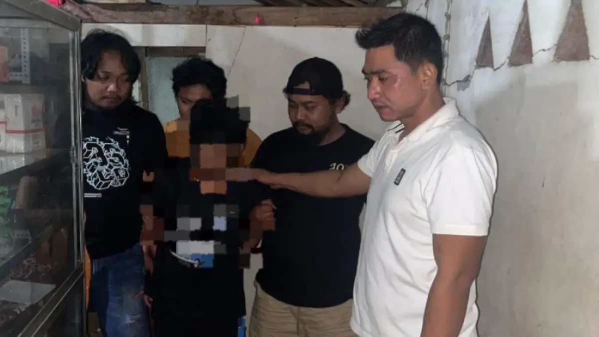 DIAMANKAN POLISI: Satreskrim Polres Ngawi menangkap pelaku pembobolan toko dan agen BRILink yang sempat buron selama delapan bulan. 