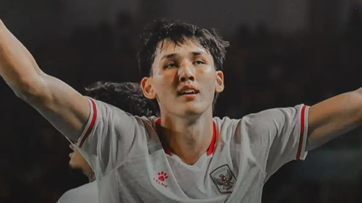 Mitchell Baker memborong tiga gol di laga debut bersama timnas senior melawan Kamboja, Senin (27/7). (INSTAGRAM)