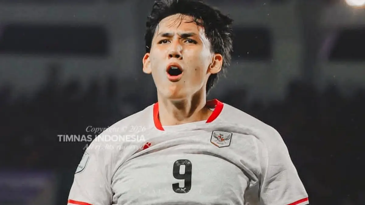 SEMPURNA: Striker Indonesia Mitchel Baker tampil sempurna dengan mencetak tiga gol ke gawang Kamboja di Piala AFF 2026. (Ig: timnasindonesia)