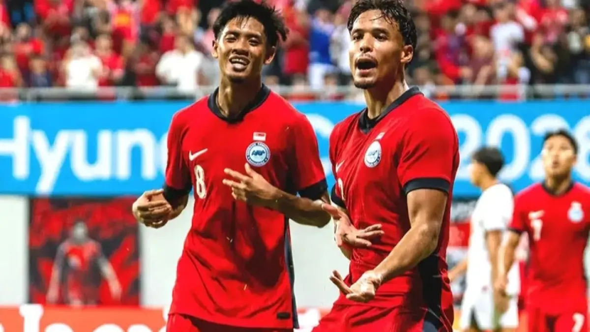 Singapura menang 2-0 atas Timor Leste.