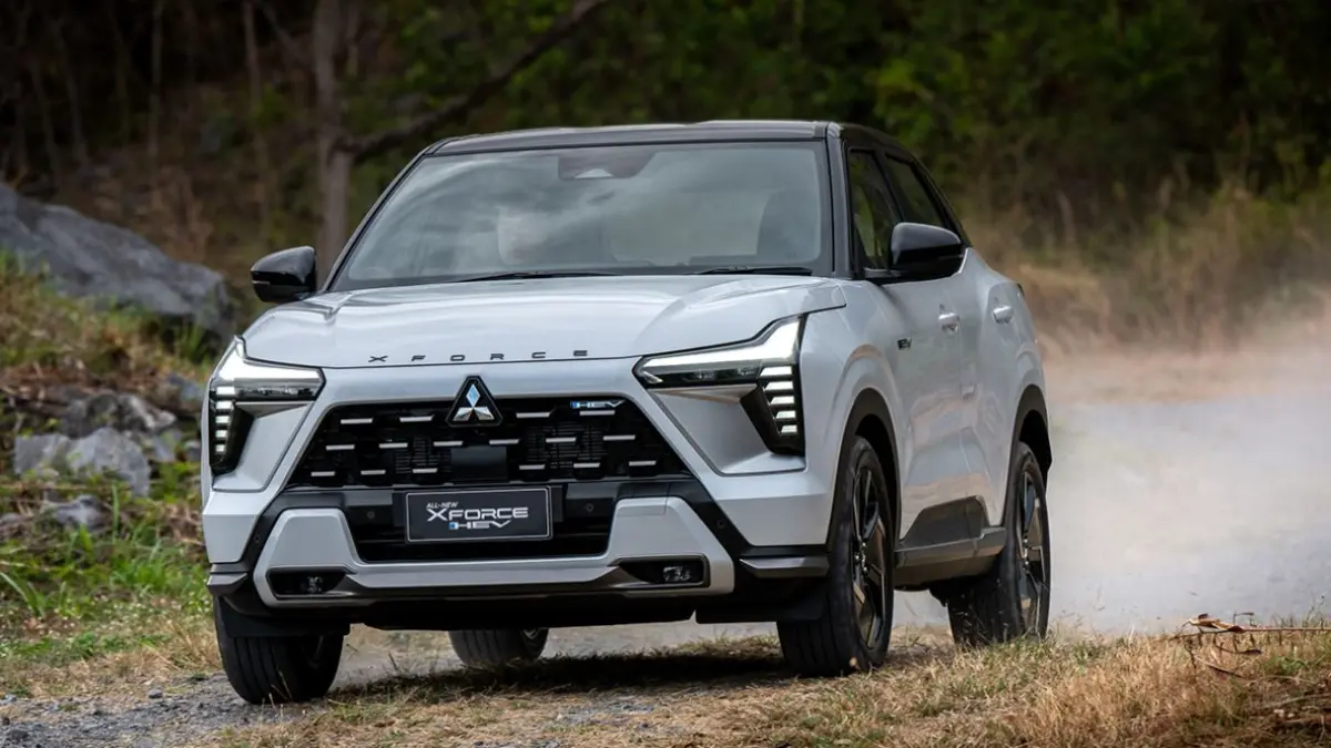 Gagahnya tampilan Mitsubishi XForce HEV. (MITSUBISHI MOTORS)