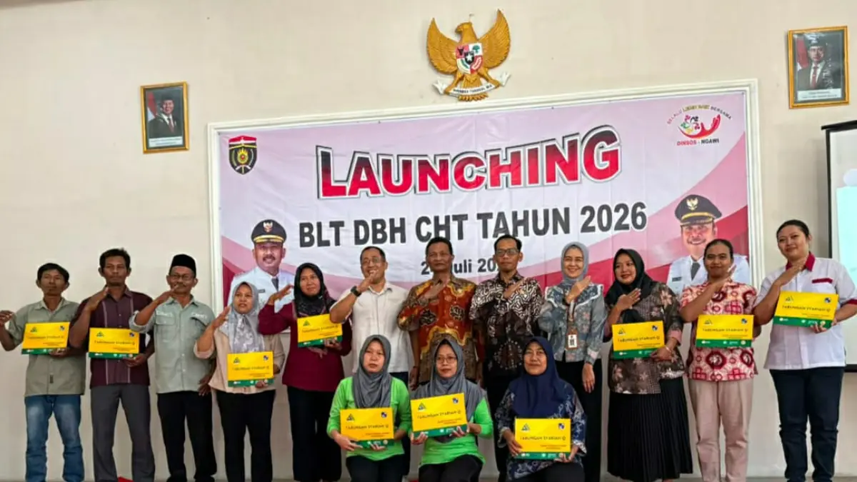 PT BPR Syariah Ngawi Perseroda menjadi mitra Pemkab Ngawi dalam dalam pengelolaan dan penyaluran BLT DBH CHT. (BPR SYARIAH NGAWI)
