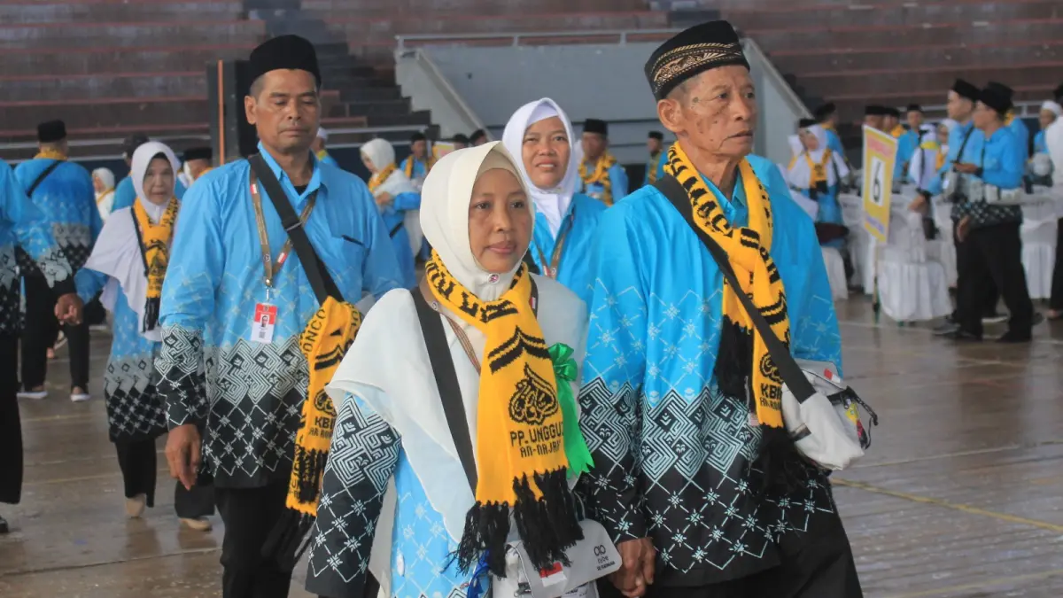PERSIAPAN HAJI: Ilustrasi proses pemberangkatan jemaah haji asal Magetan. DOK RADAR MAGETAN