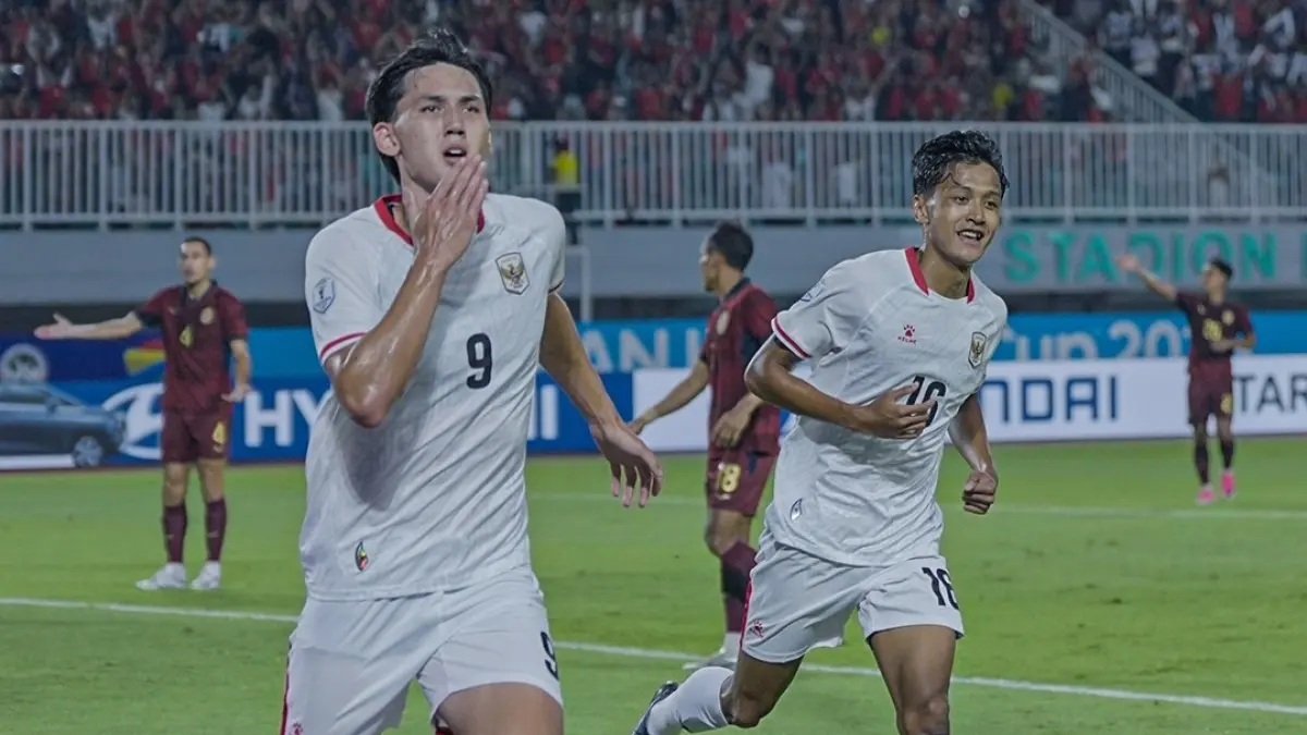 Timnas Indonesia saat tampil di Piala AFF 2026.