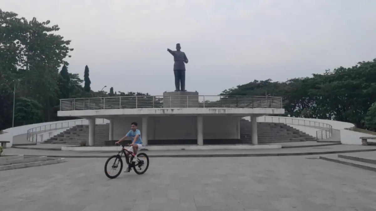 PENGEMBANGAN KAWASAN: Pemkab Ngawi segera membangun pendapa, kantor kepemudaan, toilet umum, dan fasilitas pendukung di Taman Pemuda Soekarno (Mandasoe).