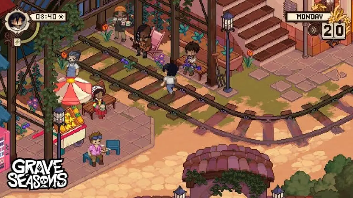 Grave Seasons game simulator pertanian misteri pembunuhan supranatural. (Perfect Garbage)