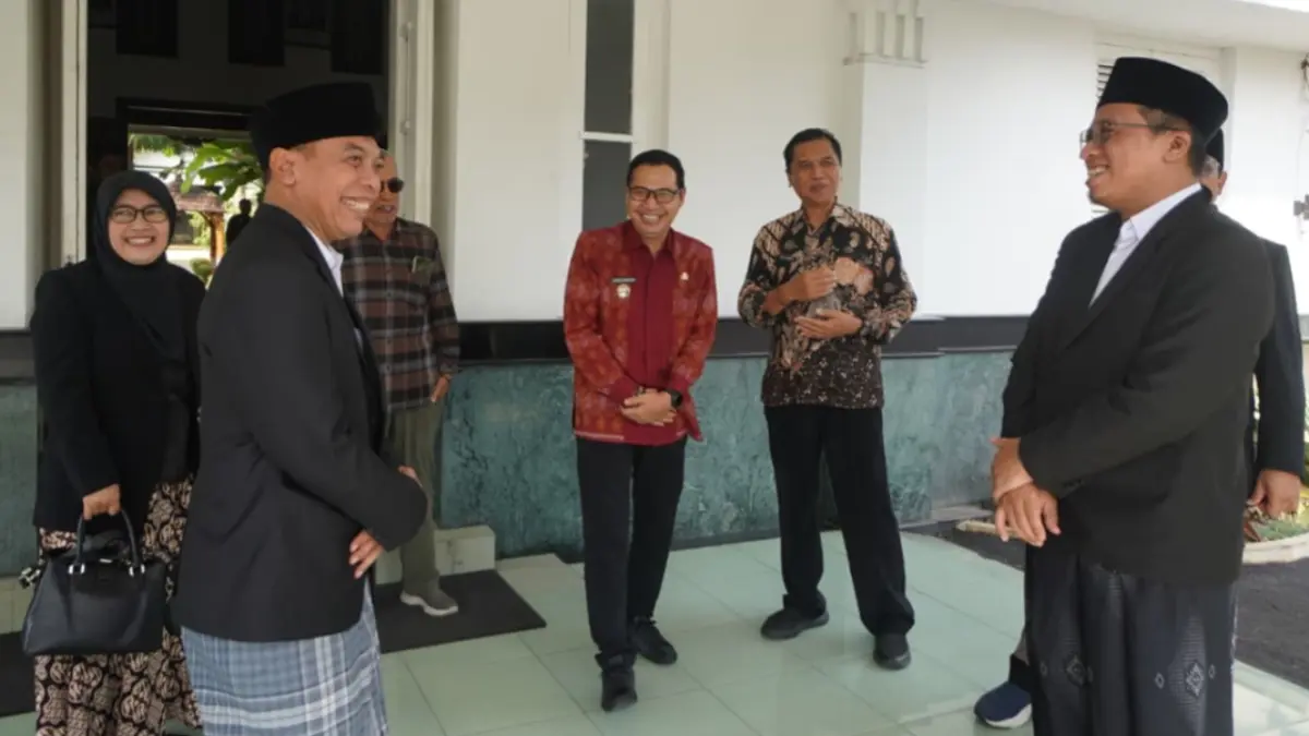 KOORDINASI: Ditjen PE2HU Kementerian Haji dan Umrah bersama Pemkot Madiun mematangkan persiapan Expo UMKM Haji dan Umrah Jawa Timur yang digelar September mendatang.