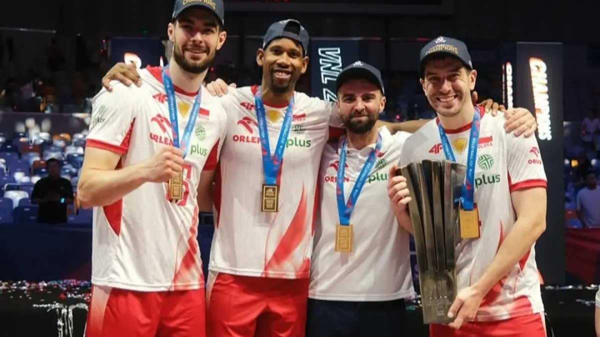 Polandia kokoh di ranking 1 FIVB putra. (Instagram)