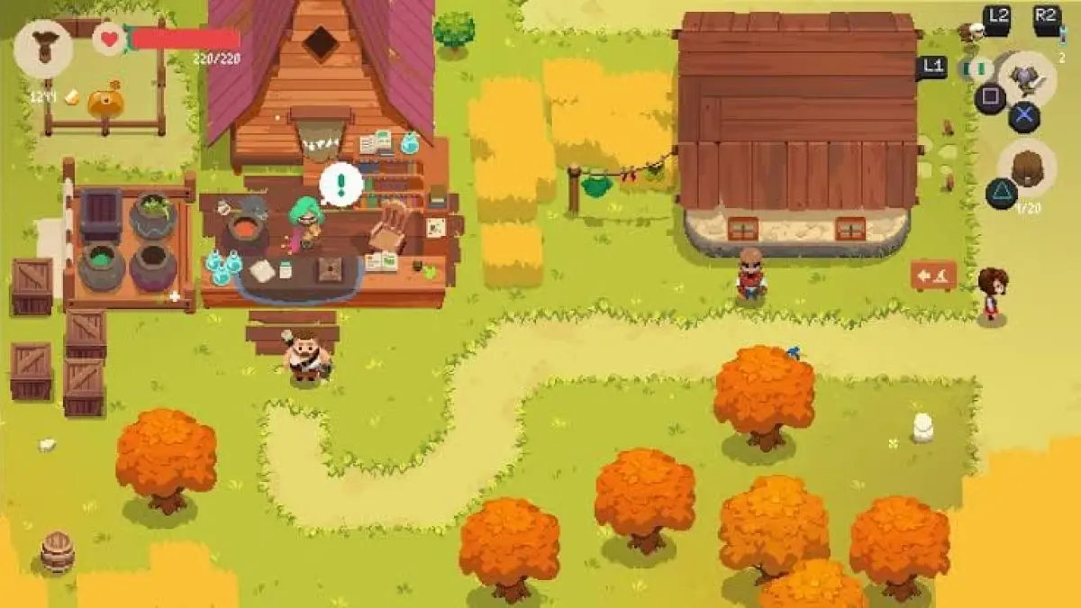 Moonlighter, game yang menawarkan untuk menjadi NPC penjaga toko sekaligus petuapang di dalam dungeon (Play Store)