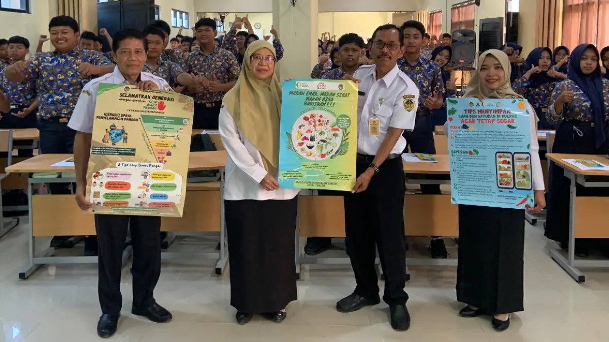 EDUKASI: Sebanyak 100 siswa SMPN 2 Mejayan memperoleh edukasi B2SA dari DKPP Kabupaten Madiun. (LODITYA FERNANDEZ/RADAR MADIUN)