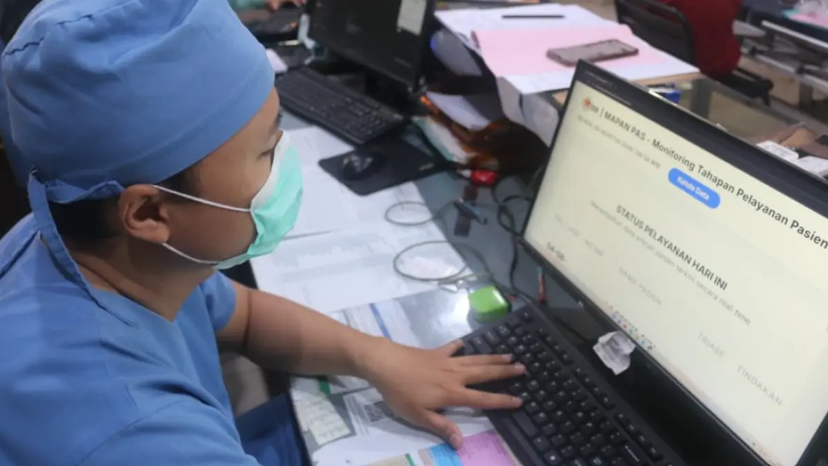 MONITORING: MAPAN PAS jadi inovasi yang memudahkan pasien dan pihak RSUD Dungus dalam memonitor seluruh tahapan pemeriksaan pasien.