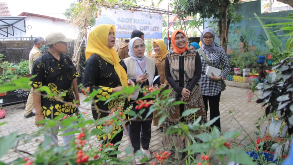 Tim penilai dari Pemprov Jawa Timur melakukan verifikasi lapangan Program Desa/Kelurahan Berseri Jatim 2026 di Kabupaten Magetan. Foto: Aji Putra/Radar Magetan