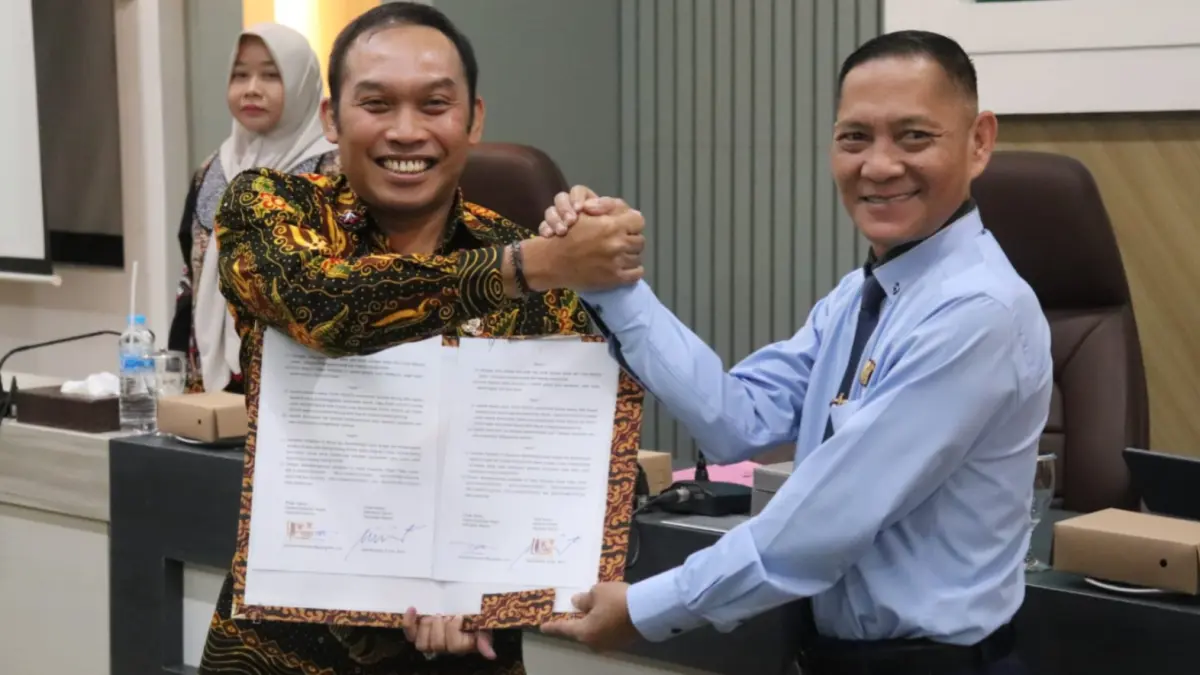 PENDAMPINGAN HUKUM: Pemkab Madiun menggandeng Kejari Kabupaten Madiun untuk memberikan pendampingan hukum terkait penyelesaian status TKD Ngampel sebagai bagian dari rencana pembangunan jalan tembus Puspem menuju Jalan Ahmad Yani. (Diskominfo for Jawa Pos Radar Caruban)