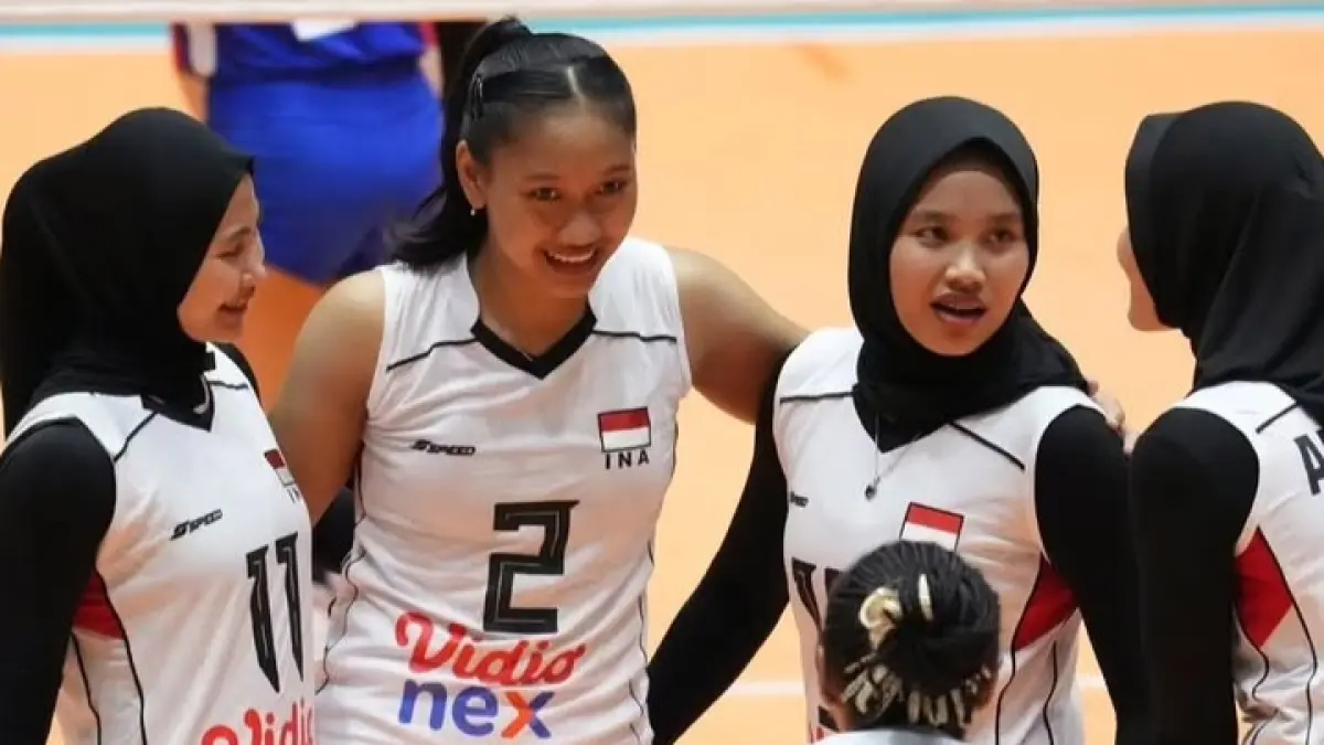 Indonesia menang 3-2 atas Vietbam. (PBVSI)