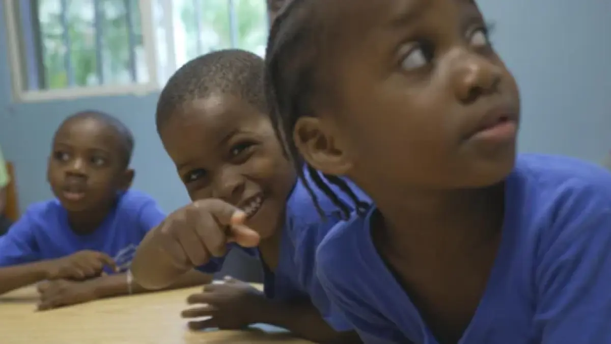 Kids at Have Faith Haiti (CBS News)