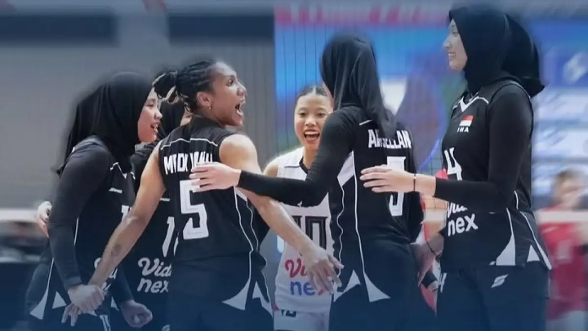 Timnas voli putri Indonesia saat berlaga di SEA V Cup 2026. (PBVSI)