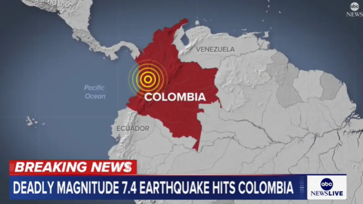 At least 50 dead after 7.4-magnitude earthquake impacts Colombia: OfficialsThe earthquake