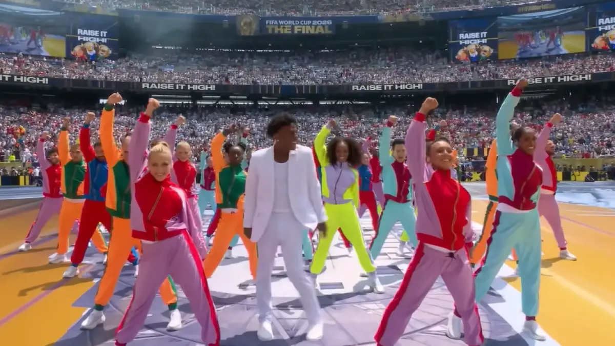 IShowSpeed tampil live membawakan lagu "World Cup (Champions)" dalam penutupan FIFA World Cup 2026 Spanyol vs Argentina (Youtube)