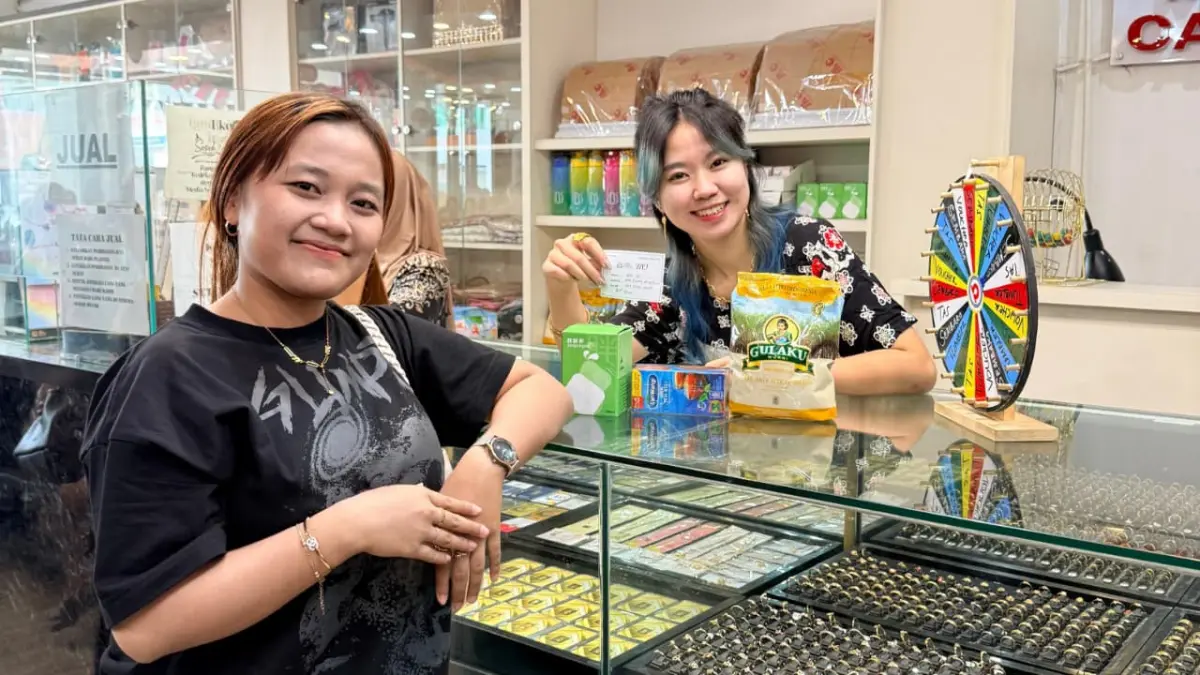 BERTABUR HADIAH: Toko Emas Omega Moria Caruban berkolaborasi dengan UBS Gold menghadirkan WIU pada 8–16 Agustus 2026 dengan hadiah langsung hingga hadiah top spender.