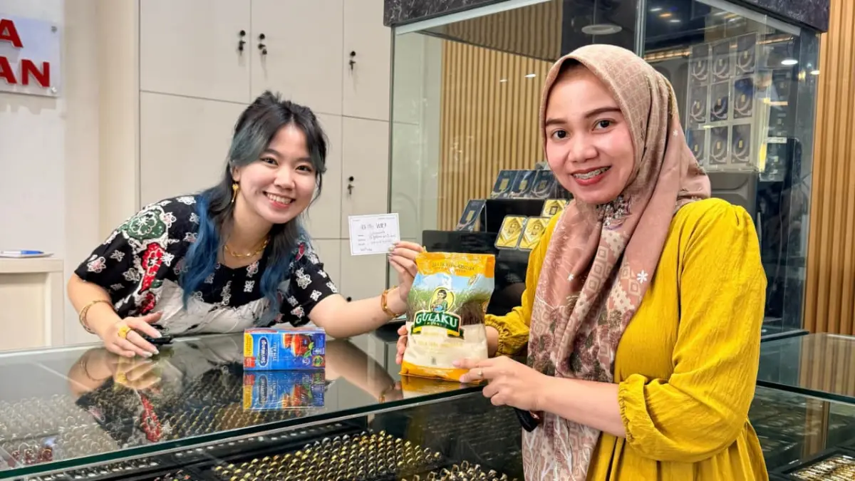 BERTABUR HADIAH: Toko Emas Omega Moria Caruban berkolaborasi dengan UBS Gold menghadirkan WIU pada 8–16 Agustus 2026 dengan hadiah langsung hingga hadiah top spender.