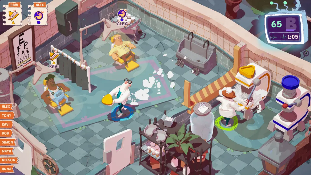 Gameplay preview dari game General Practice (steam)