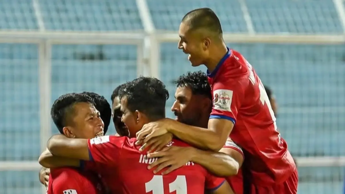 Timnas India dalam sebuah laga. (Instagram)