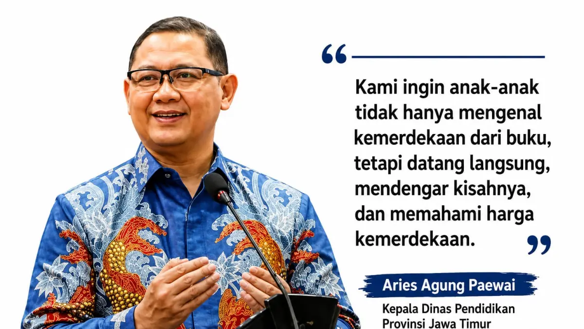 Kadindik Jatim Aries Agung Paewai.