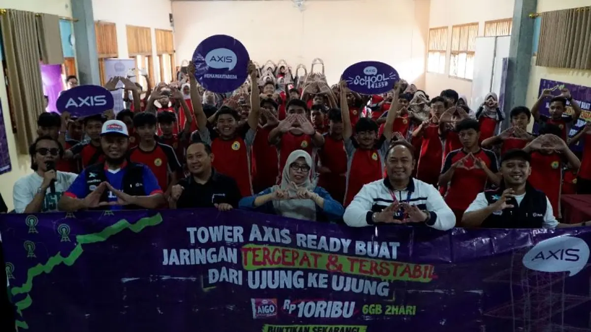 AXIS School Fest 2026 menyapa SMAN 1 Pulung. Jurnalistik hingga public speaking menjadi bekal Ragil mengejar cita-cita sebagai reporter.