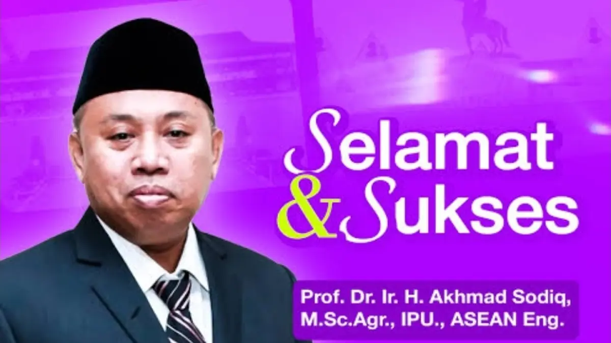 Rektor Unsoed Akhmad Sodiq baru terpilih kembali sebagai rektor periode kedua terjaring OTT KPK.  