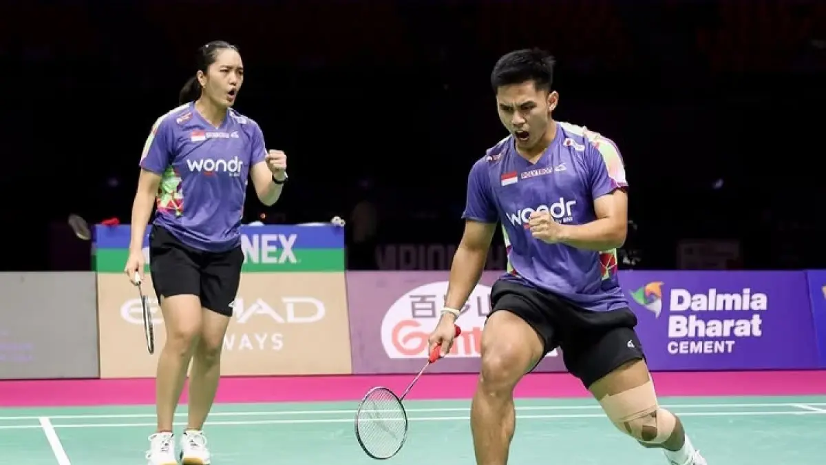 Amri/Nita gagal ke final. (PBSI)