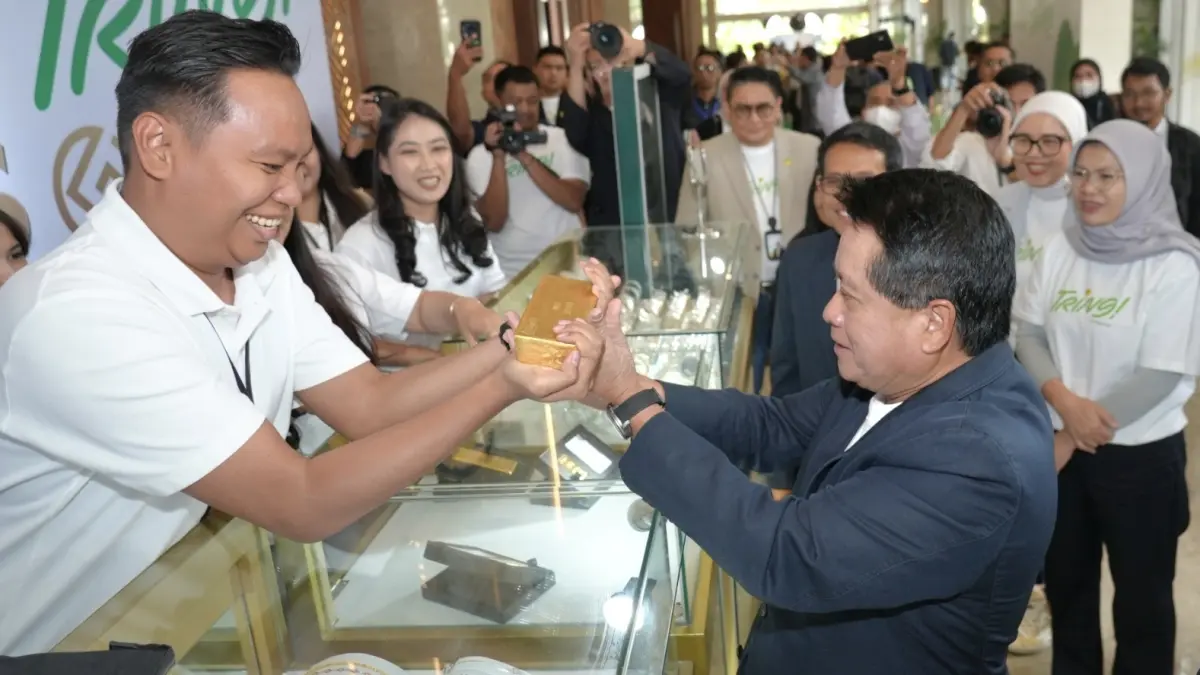 EKOSISTEM EMAS: BRI Group melalui Pegadaian mengelola ekosistem emas hingga 153 ton sekaligus memperkuat pengembangan Bank Emas Indonesia.