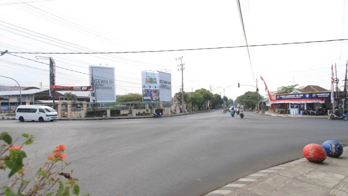 DIWACANAKAN: Pemkab Magetan berencana mengadakan videotron senilai Rp 3,5 miliar di kawasan Pasar Sayur. Rencana tersebut mendapat sorotan Banggar DPRD. Aji Putra/Radar Magetan
