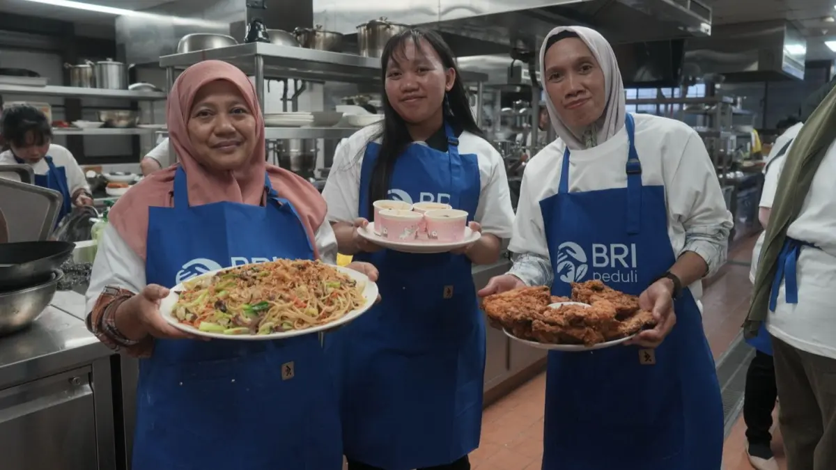 NAIK KELAS: PMI di Taiwan mengikuti pelatihan keterampilan melalui program BRI Peduli sebagai bekal mengembangkan usaha setelah kembali ke Indonesia.