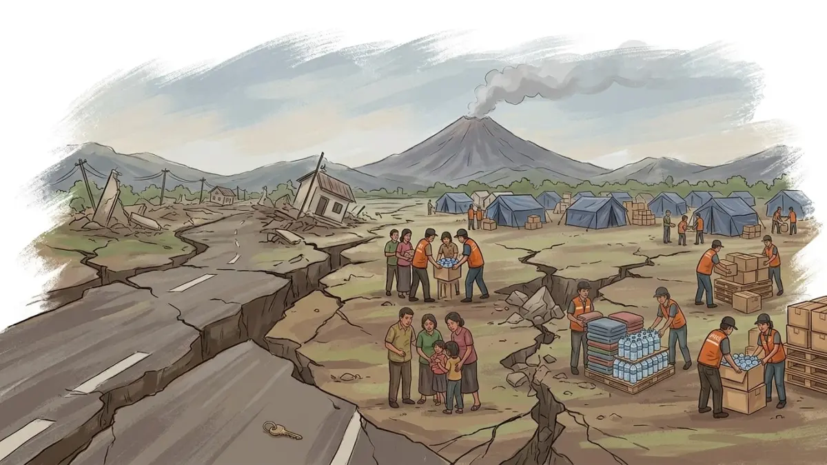 ilustrasi grafis: SOLIDARITAS: Pemkot Madiun membuka penggalangan donasi bagi warga terdampak bencana di NTT. Dana yang terkumpul sementara sekitar Rp 10 juta.