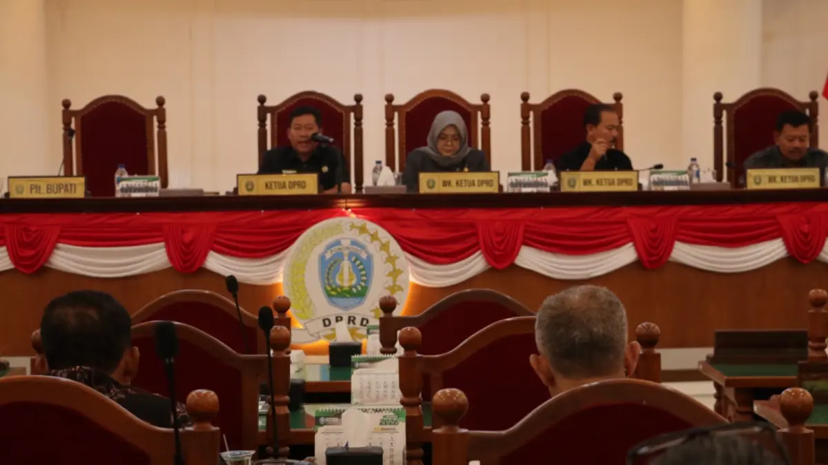 ASPIRASI: DPRD Ponorogo menyampaikan hasil reses masa sidang III 2025/2026 dalam rapat paripurna, Senin (31/8). Sugeng Dwi N./Jawa Pos Radar Ponorogo