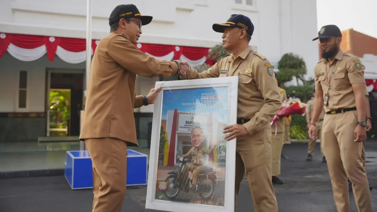 KURSI KOSONG: Jabatan Kepala BKPSDM Kota Madiun belum memiliki pejabat definitif setelah Haris Rahmanudin purna tugas per 31 Agustus. FOTO: DISKOMINFO KOTA MADIUN