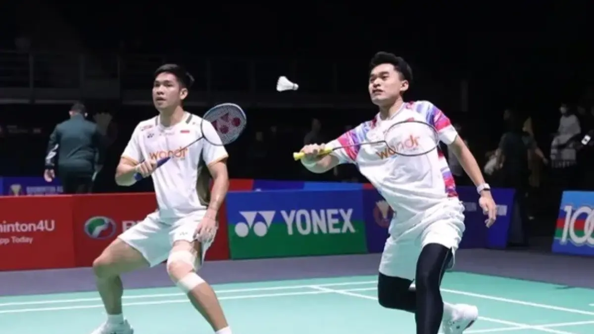 Leo/Daniel terhenti di 16 besar. (PBSI)