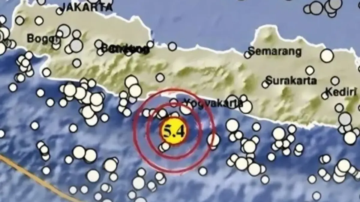 Cilacap hari ini diguncang gempa.