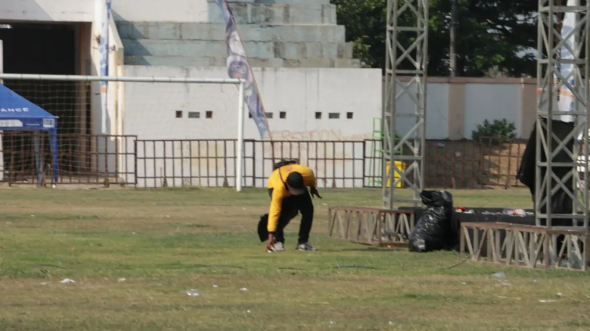 MULTIFUNGSI: Stadion Batoro Katong dimanfaatkan sebagai fasilitas olahraga sekaligus lokasi penyelenggaraan event. Sugeng Dwi N./Jawa Pos Radar Ponorogo